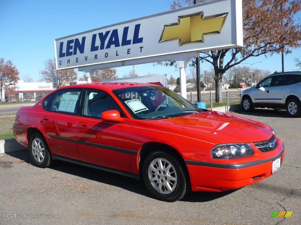 2000 Impala  - Torch Red / Medium Gray photo #1