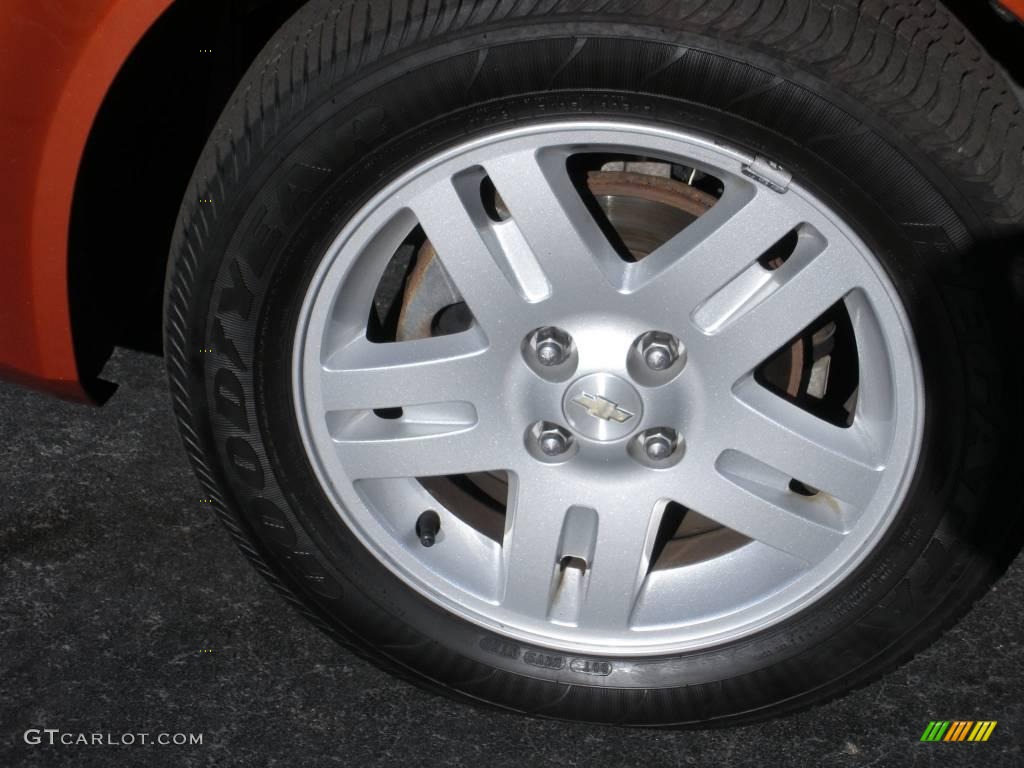 2005 Cobalt LS Coupe - Sunburst Orange Metallic / Ebony photo #11