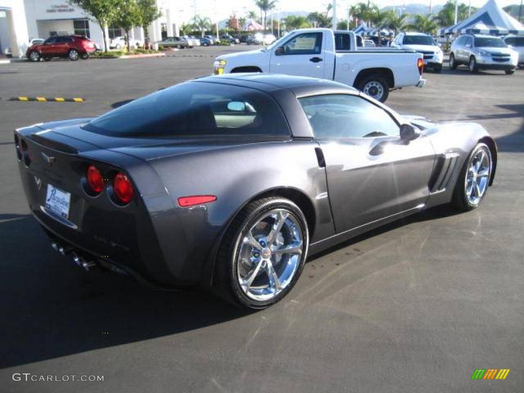 2010 Corvette Grand Sport Coupe - Cyber Gray Metallic / Ebony Black photo #7