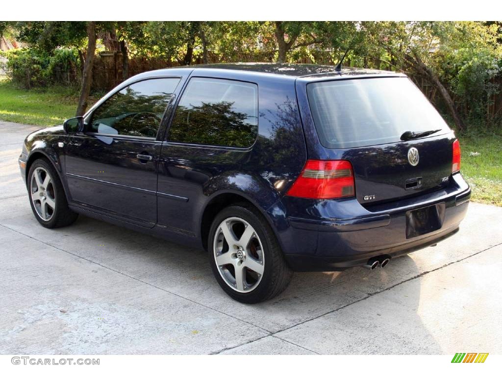 2002 GTI VR6 - Indigo Blue Metallic / Black photo #4