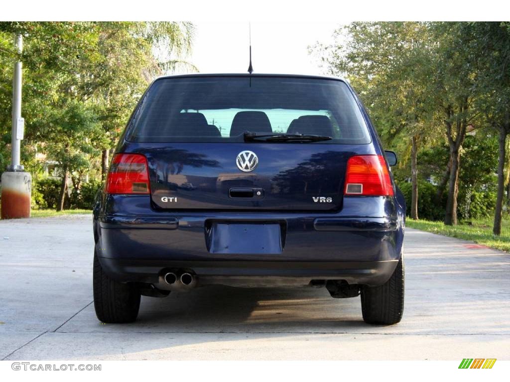 2002 GTI VR6 - Indigo Blue Metallic / Black photo #5