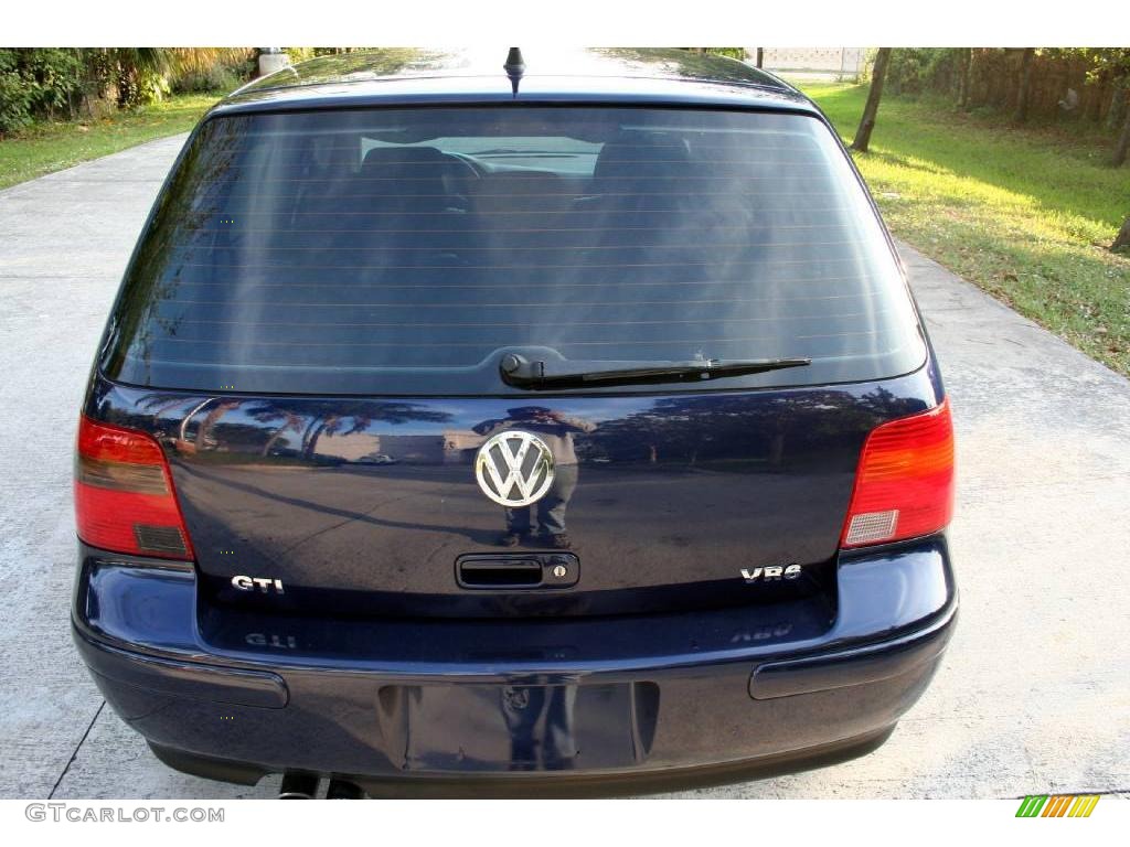 2002 GTI VR6 - Indigo Blue Metallic / Black photo #6