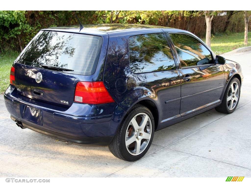 2002 GTI VR6 - Indigo Blue Metallic / Black photo #7