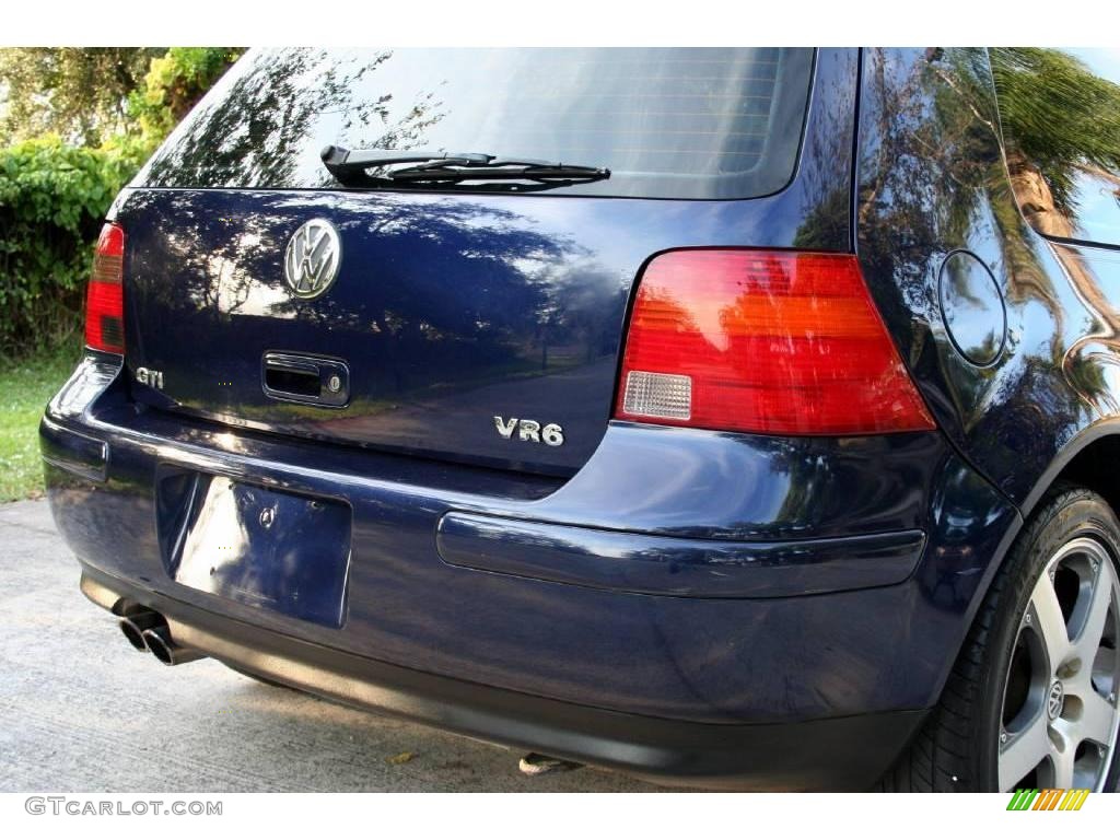 2002 GTI VR6 - Indigo Blue Metallic / Black photo #20