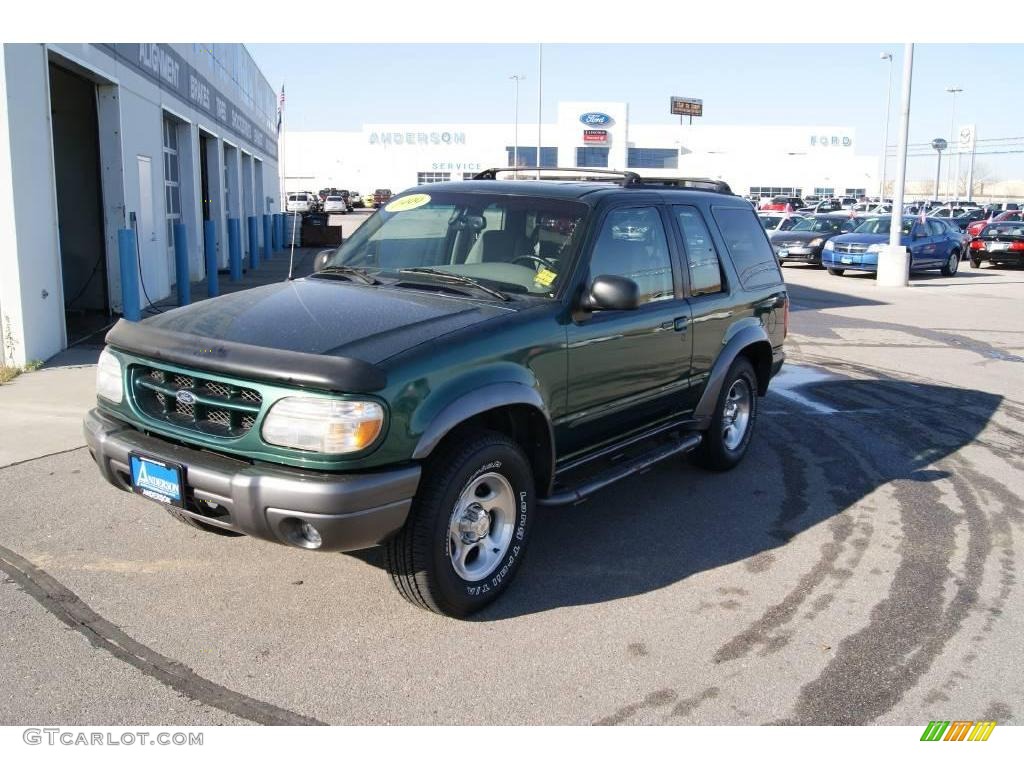 1999 Explorer Sport 4x4 - Tropic Green Metallic / Medium Graphite Grey photo #8