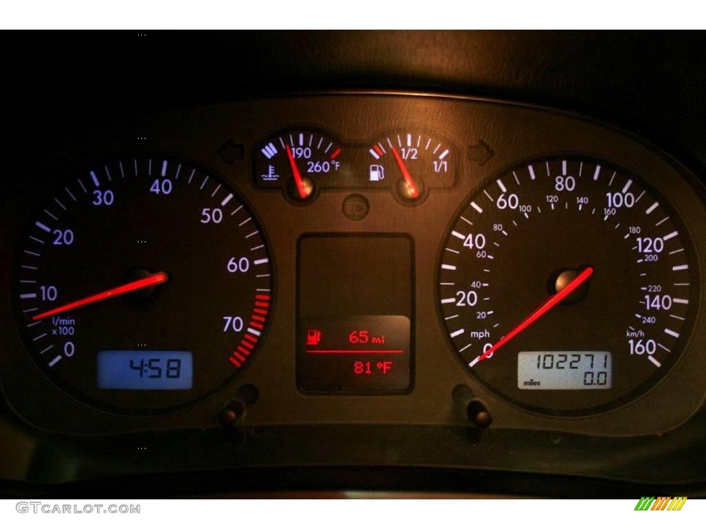 2002 GTI VR6 - Indigo Blue Metallic / Black photo #59