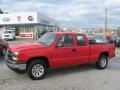 2006 Victory Red Chevrolet Silverado 1500 Work Truck Extended Cab 4x4  photo #1