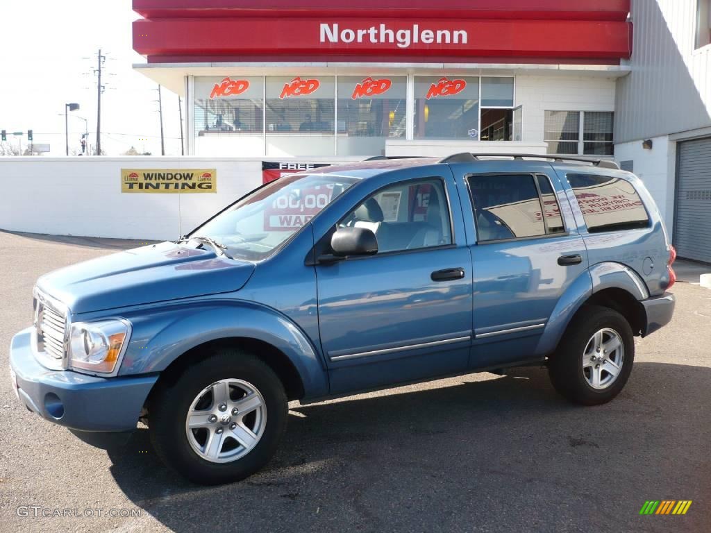 2004 Durango Limited 4x4 - Atlantic Blue Pearl / Medium Slate Gray photo #1