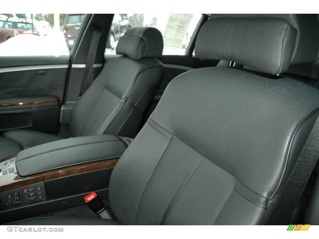 2006 7 Series 750Li Sedan - Jet Black / Black Nasca Leather photo #13