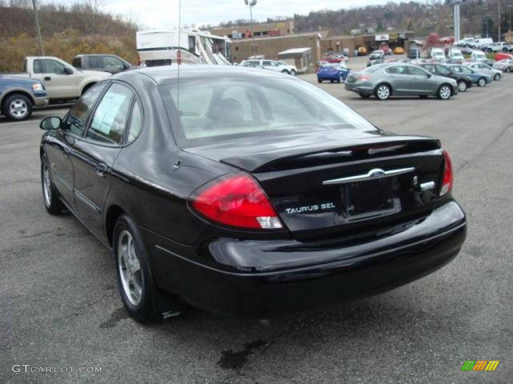 2003 Taurus SEL - Black / Medium Parchment photo #5