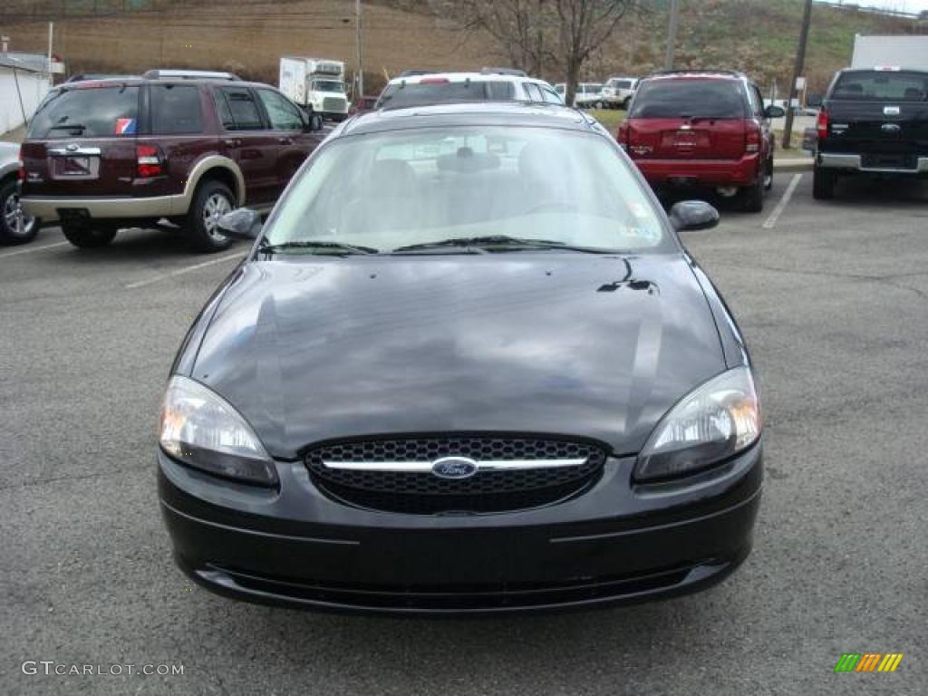 2003 Taurus SEL - Black / Medium Parchment photo #8