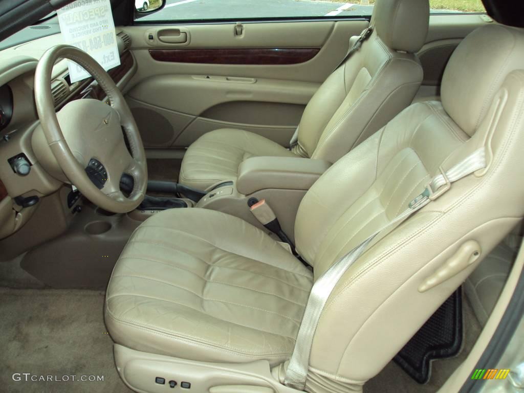 2002 Sebring LXi Convertible - Light Almond Pearl Metallic / Sandstone photo #4