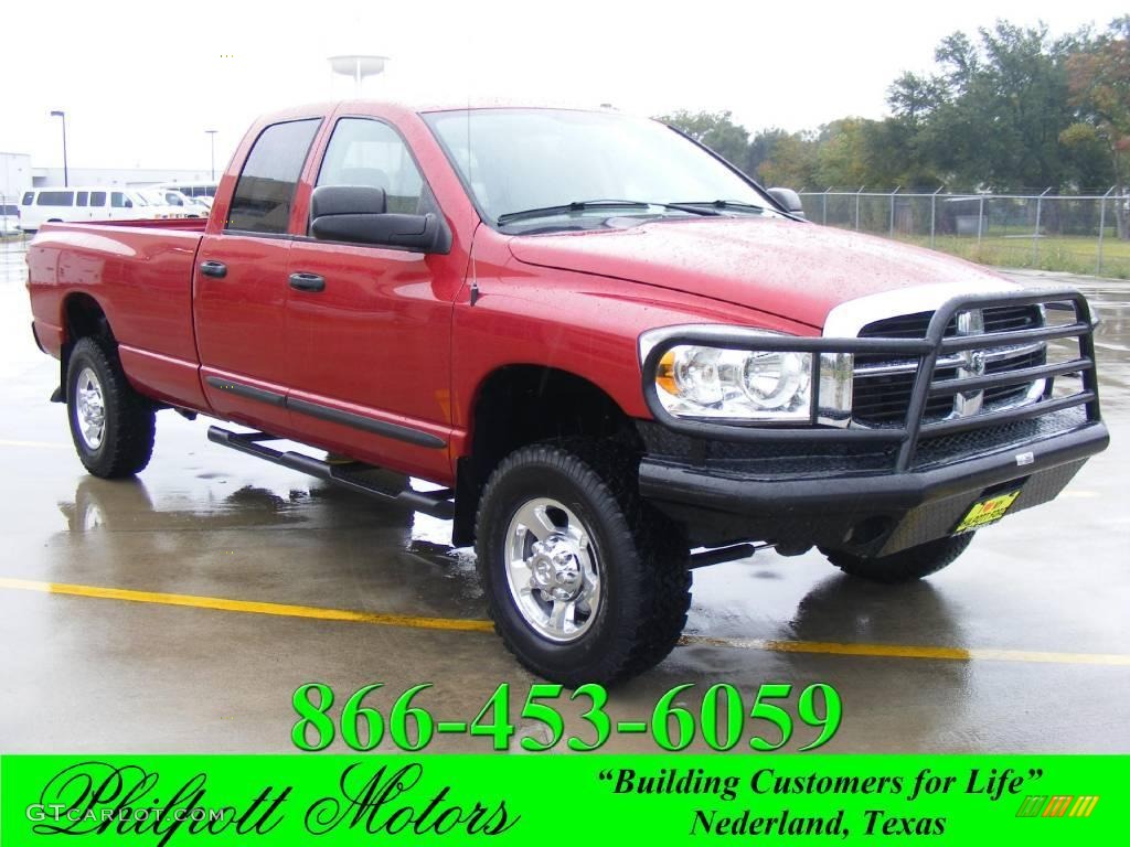 Inferno Red Crystal Pearl Dodge Ram 2500