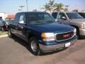 2002 Indigo Blue Metallic GMC Sierra 1500 SLE Extended Cab  photo #1