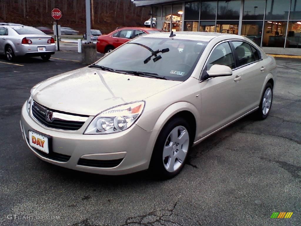 2009 Aura XE - Gold Mist Metallic / Tan photo #1