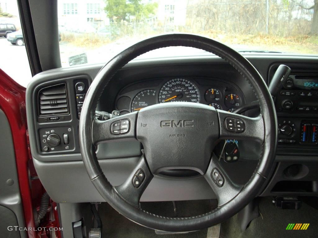 2006 Sierra 1500 SLE Extended Cab 4x4 - Sport Red Metallic / Dark Pewter photo #6