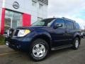 2007 Majestic Blue Metallic Nissan Pathfinder SE 4x4  photo #4