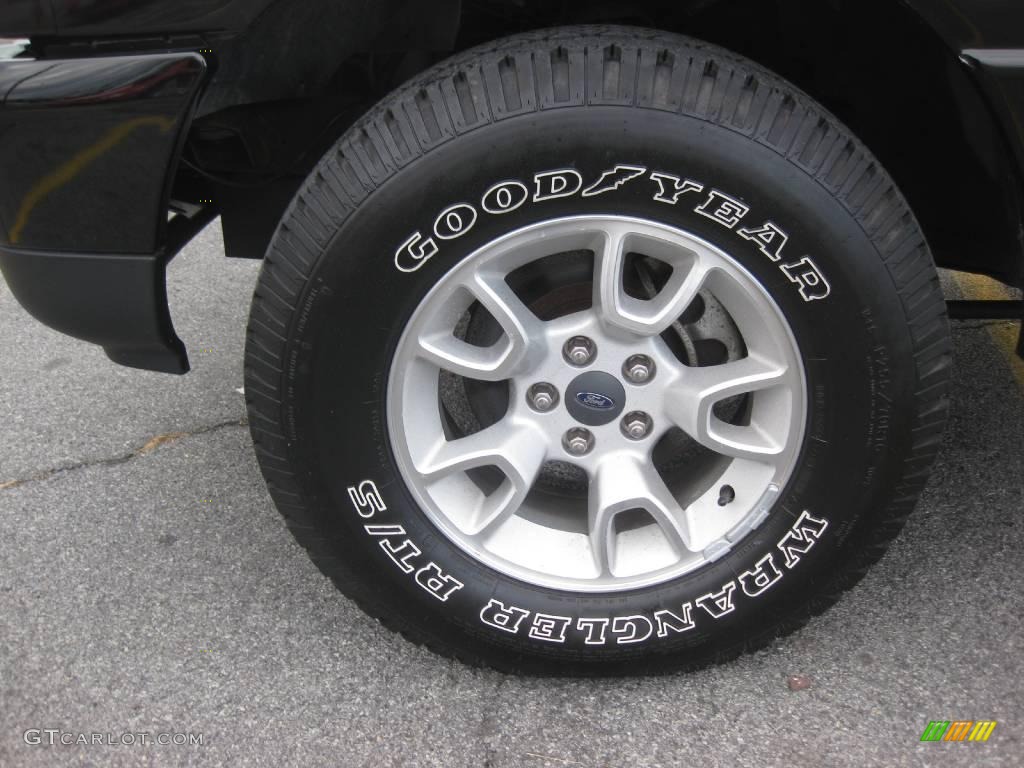 2007 Ranger XLT SuperCab 4x4 - Black / Medium Dark Flint photo #3