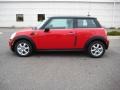 2010 Chili Red Mini Cooper Hardtop  photo #2