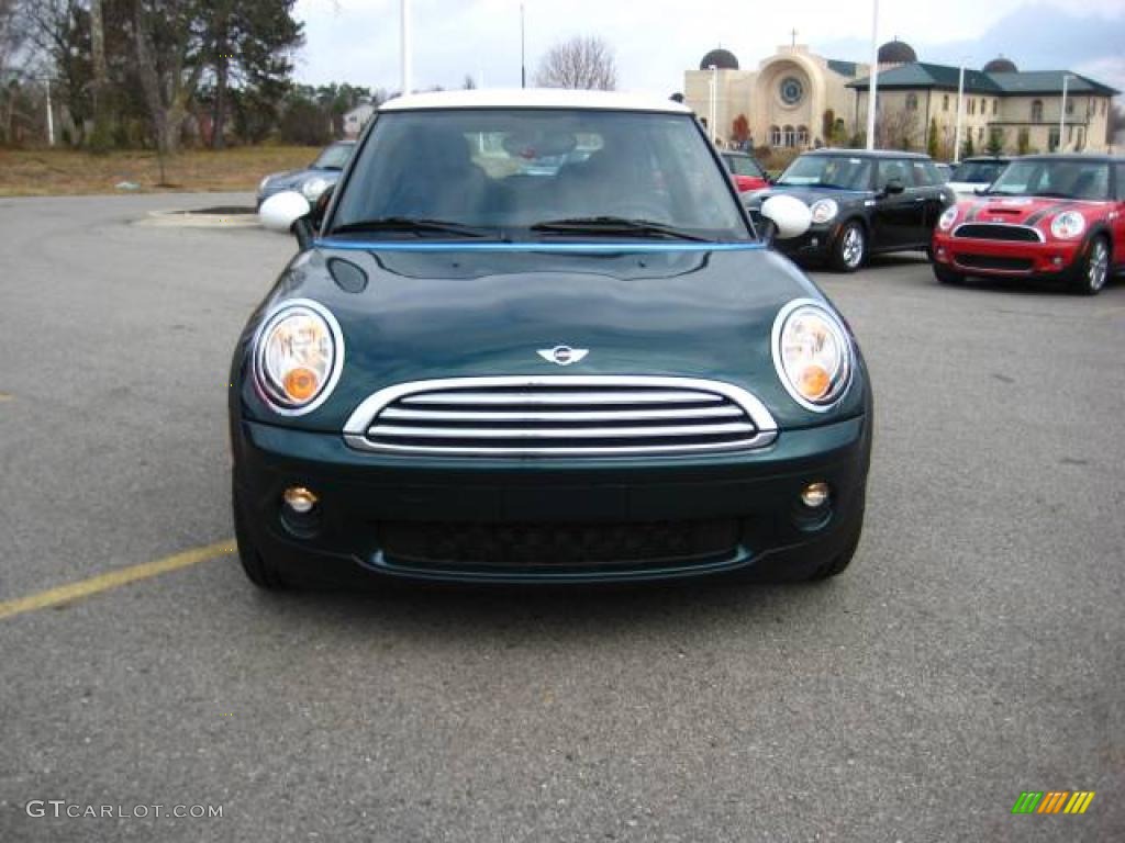 2010 Cooper Hardtop - British Racing Green Metallic / Grey/Carbon Black photo #8