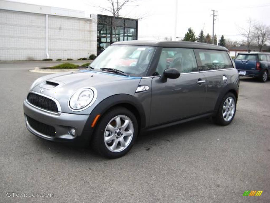 2010 Cooper S Clubman - Dark Silver Metallic / Grey/Carbon Black photo #1