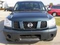 2007 Deep Water Blue/Green Nissan Titan XE Crew Cab 4x4  photo #8