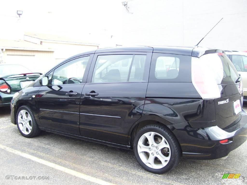 2008 MAZDA5 Touring - Brilliant Black / Black photo #2