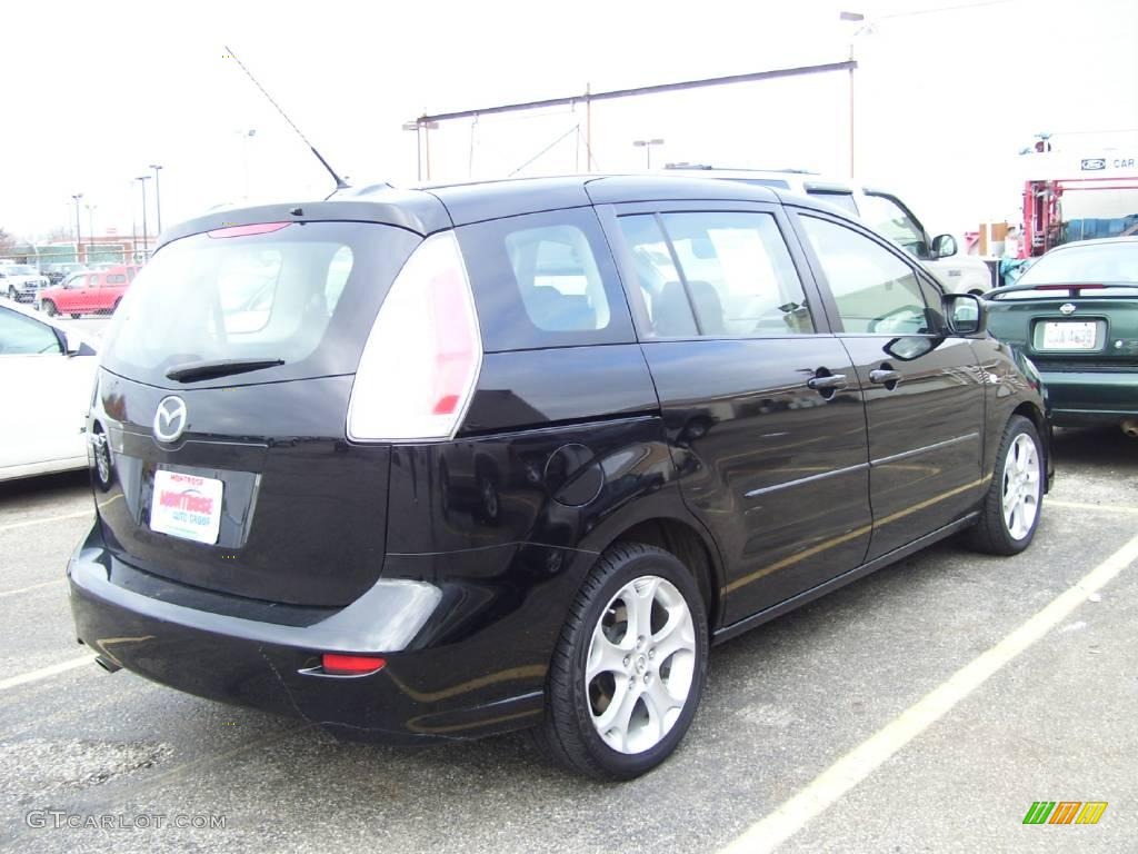 2008 MAZDA5 Touring - Brilliant Black / Black photo #3