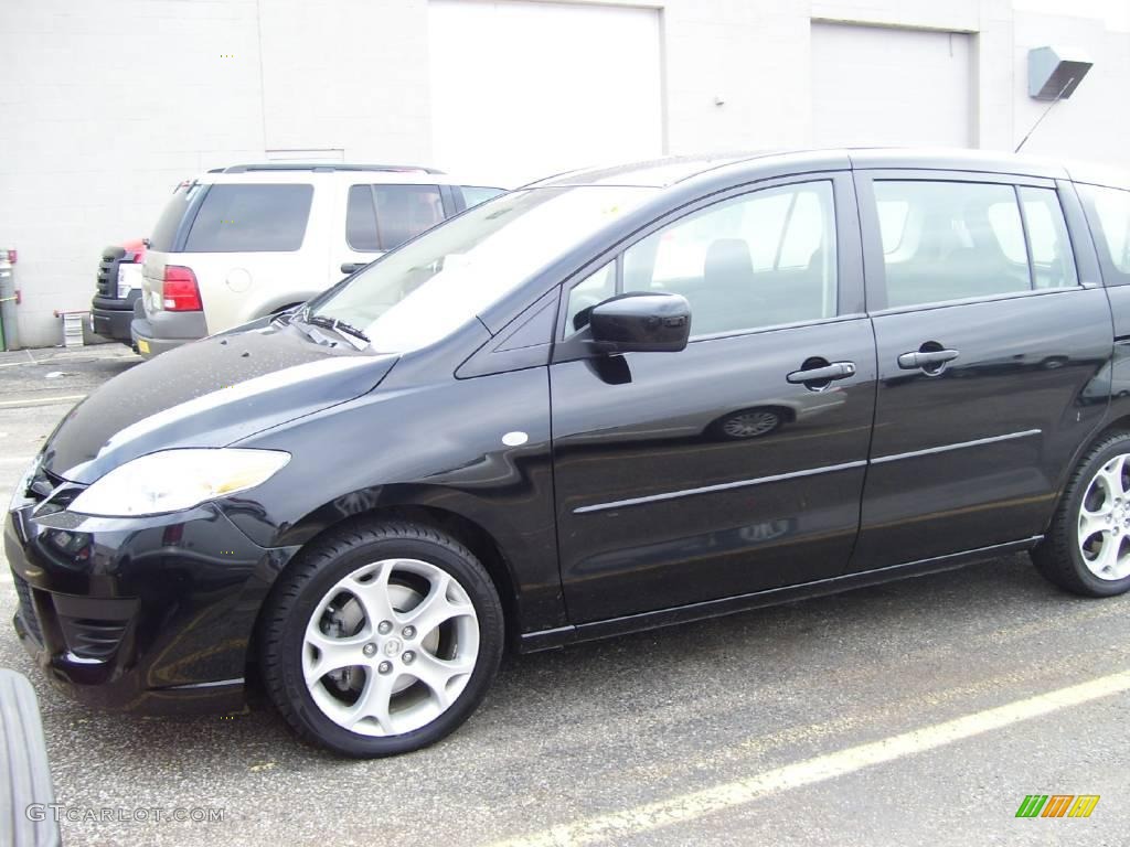 2008 MAZDA5 Touring - Brilliant Black / Black photo #4