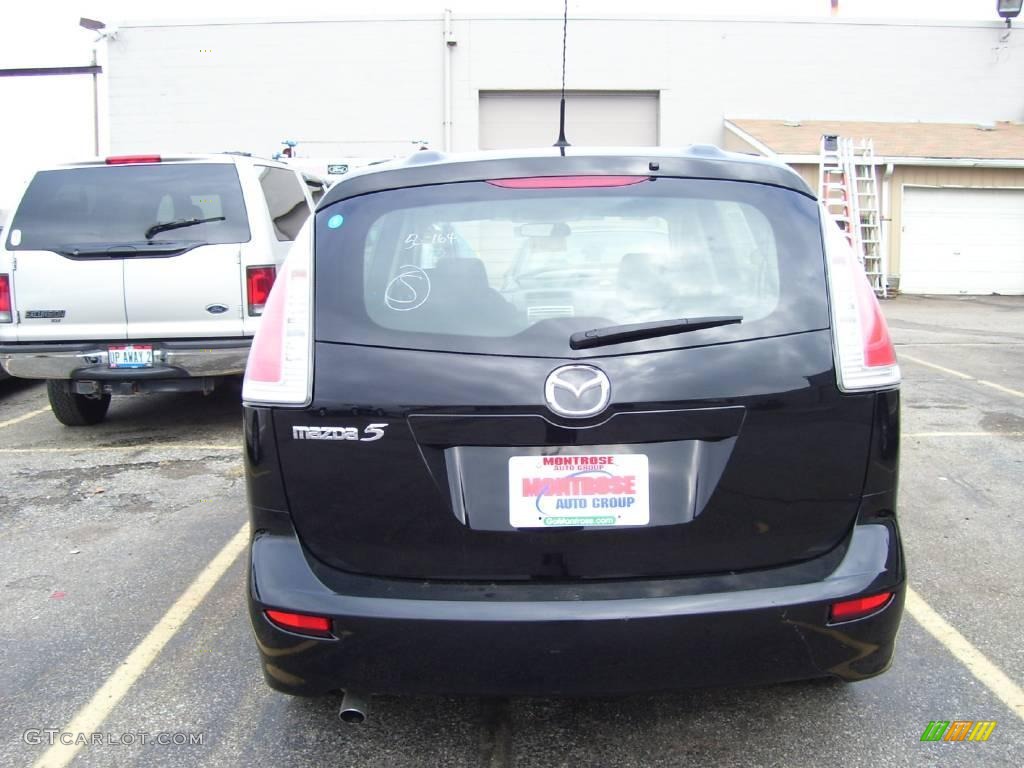 2008 MAZDA5 Touring - Brilliant Black / Black photo #5