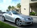 2009 Iridium Silver Metallic Mercedes-Benz SLK 350 Roadster  photo #4