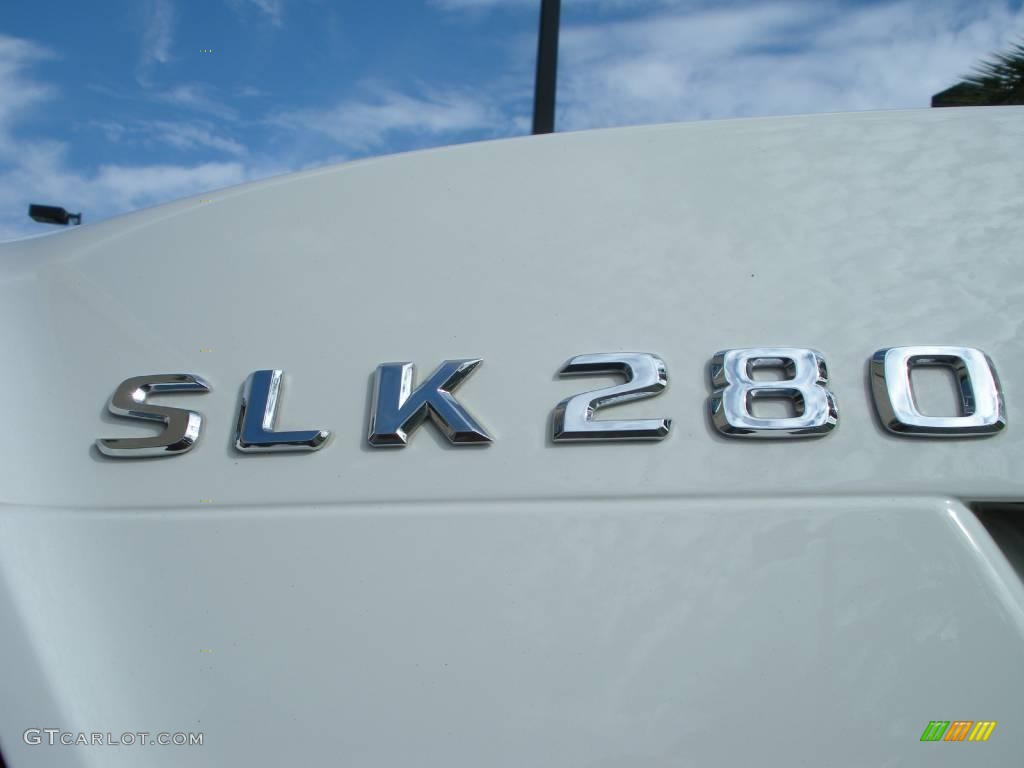 2008 SLK 280 Roadster - Arctic White / Beige photo #14