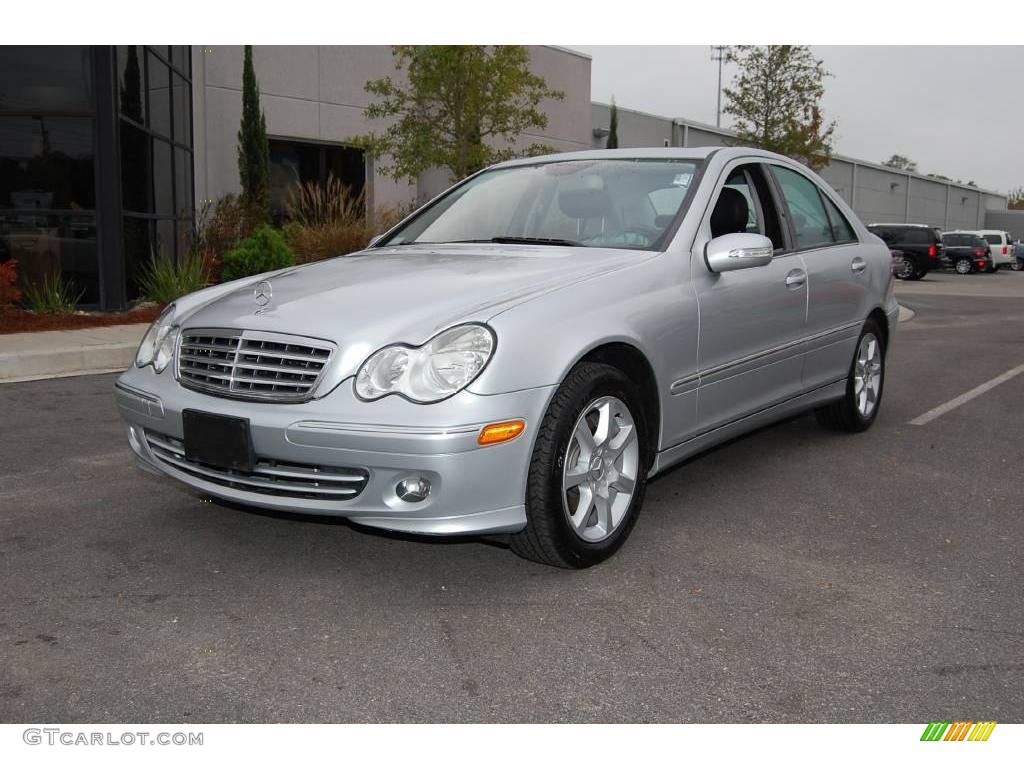 2007 C 280 Luxury - Iridium Silver Metallic / Black photo #13