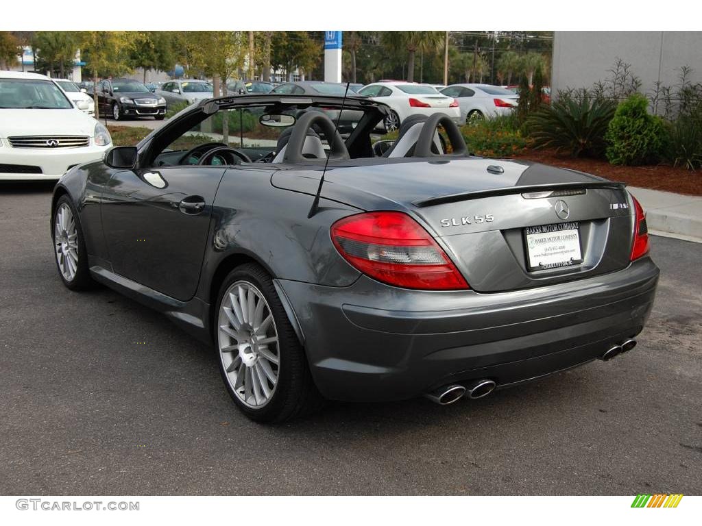 2006 SLK 55 AMG Roadster - designo Graphite Metallic / designo Graphite photo #17