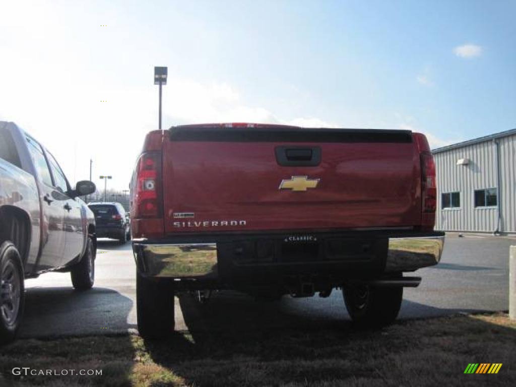 2010 Silverado 1500 Extended Cab 4x4 - Victory Red / Dark Titanium photo #5