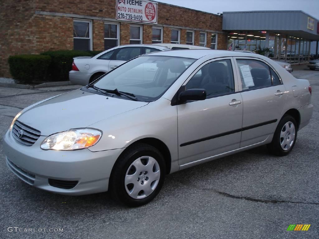 2004 Corolla CE - Lunar Mist Silver Metallic / Light Gray photo #1