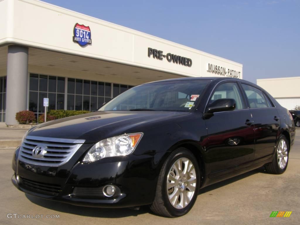 2008 Avalon XLS - Black / Ivory Beige photo #1