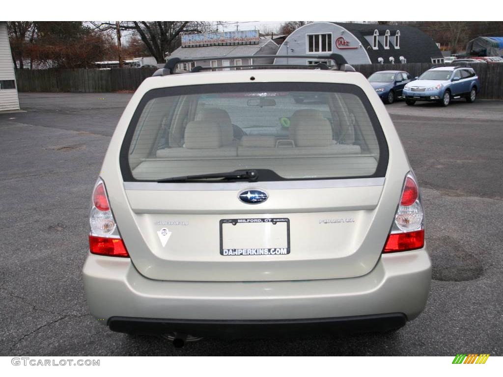 2006 Forester 2.5 X - Champagne Gold Opal / Desert Beige photo #6