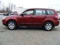 2009 Camellia Red Pearl Subaru Forester 2.5 X  photo #2