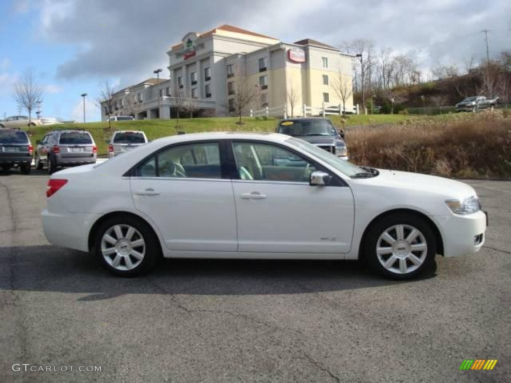 2008 MKZ Sedan - White Suede / Sand photo #2