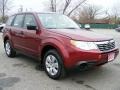 2009 Camellia Red Pearl Subaru Forester 2.5 X  photo #7