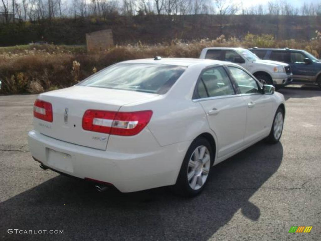 2008 MKZ Sedan - White Suede / Sand photo #3