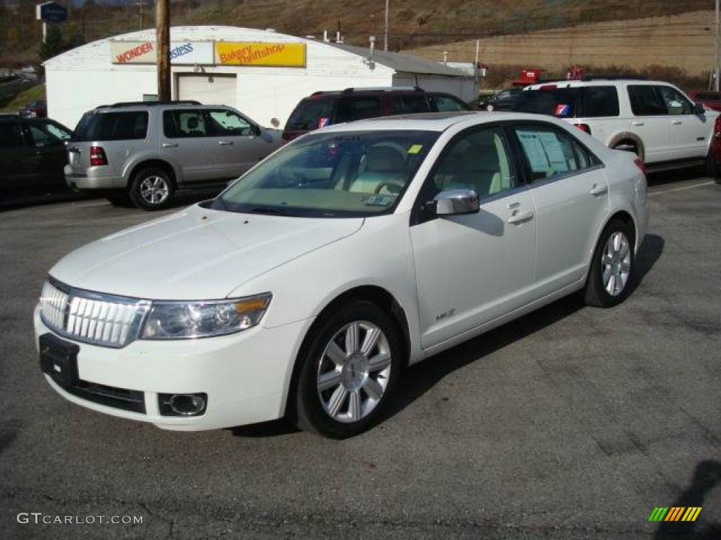 2008 MKZ Sedan - White Suede / Sand photo #7