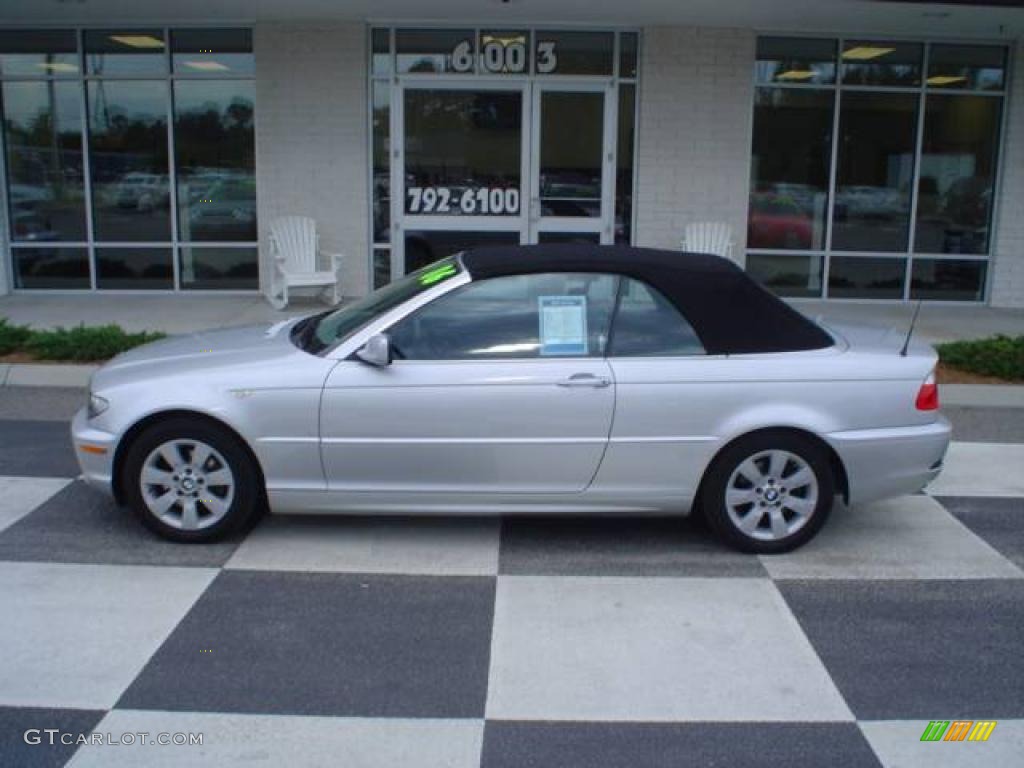 2006 3 Series 325i Convertible - Titanium Silver Metallic / Grey photo #1