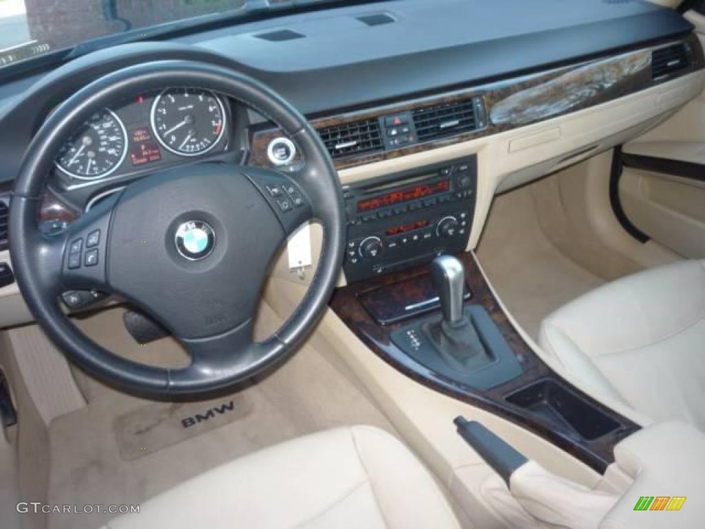 2006 3 Series 330i Sedan - Jet Black / Beige photo #6