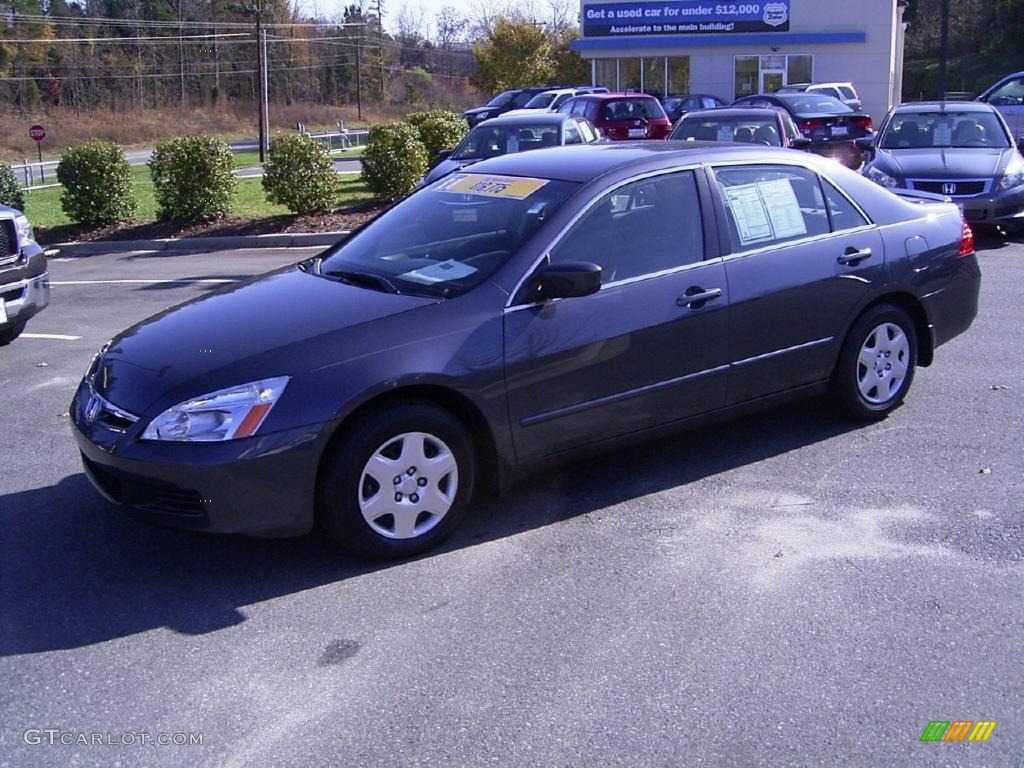 2007 Accord LX Sedan - Graphite Pearl / Gray photo #1