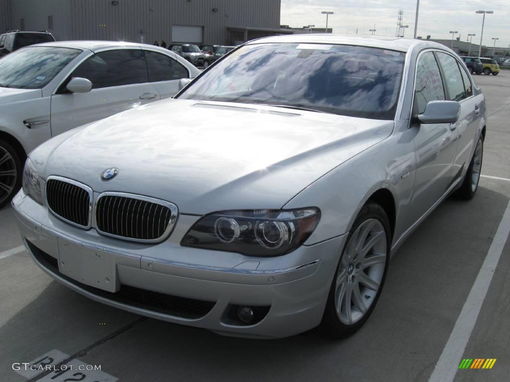 2006 7 Series 750Li Sedan - Titanium Silver Metallic / Basalt Grey/Flannel Grey photo #2