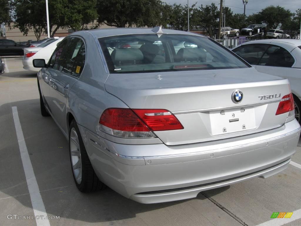 2006 7 Series 750Li Sedan - Titanium Silver Metallic / Basalt Grey/Flannel Grey photo #3