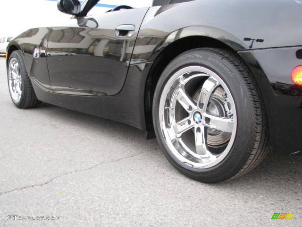 2006 Z4 3.0i Roadster - Jet Black / Black photo #7