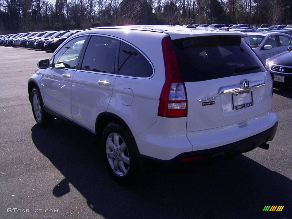 2007 CR-V EX-L 4WD - Taffeta White / Gray photo #2